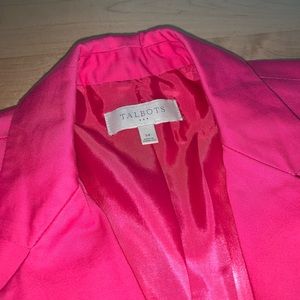 Bright pink blazer